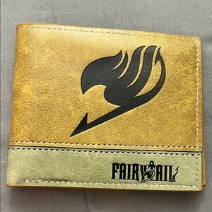 Fairy Tail brand new high quality imitation leather tri fold anime wallet